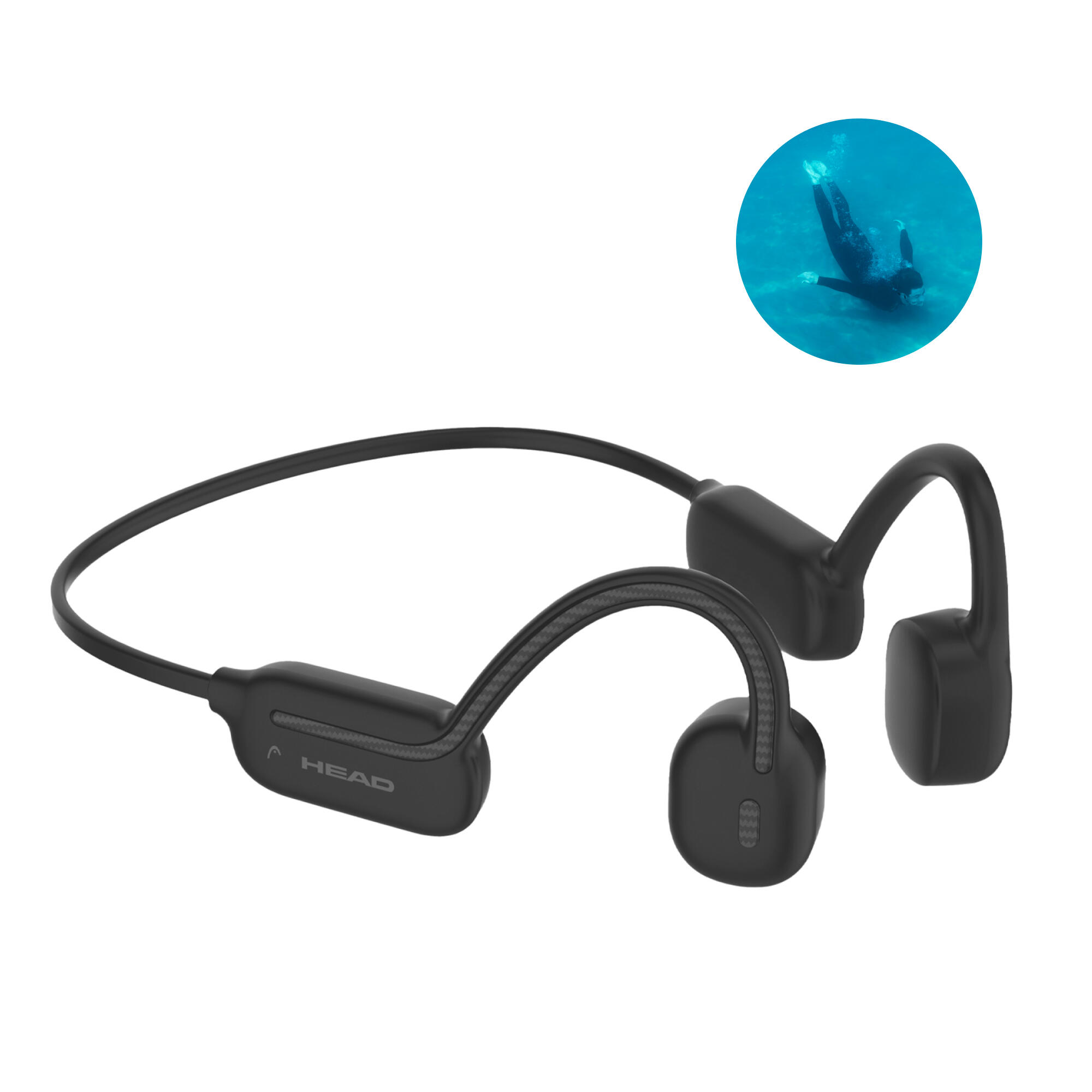 Fones de ouvido sem fio HEAD à prova d'água