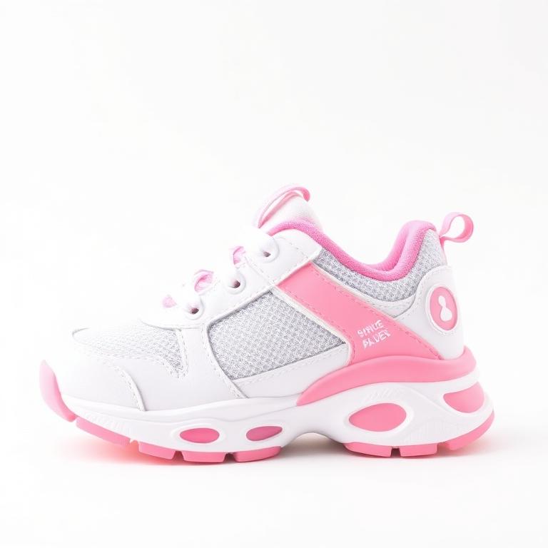 Calçado Respirável de Desporto Criança Unissexo Playful Summer Branco/Rosa