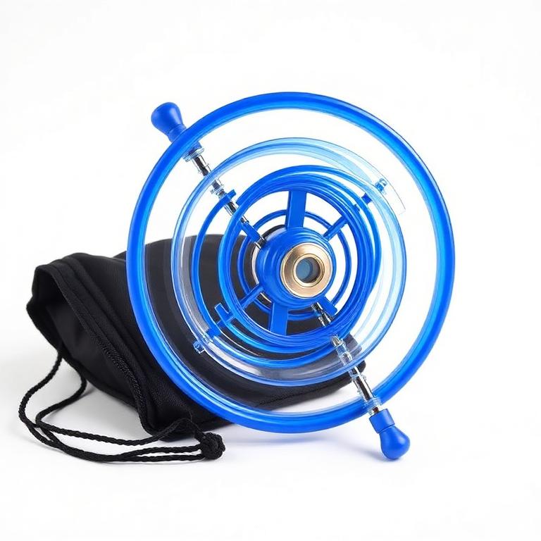 Diábolo 500 com Rolamento Azul + Varas de Fibra de Vidro + Bolsa de Transporte