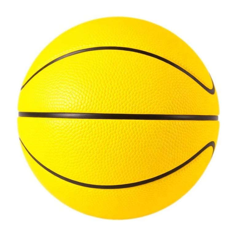 Bola de Basquetebol Tamanho 5 - ESSENTIAL R100 Amarelo