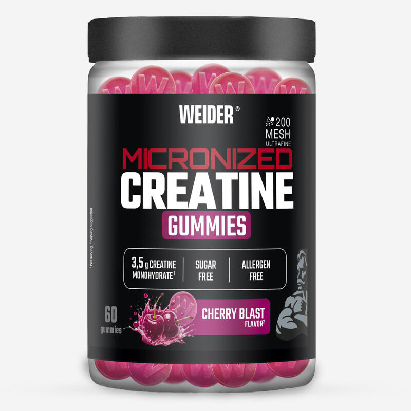 WEIDER Gomas de creatina micronizada com sabor de cereja x60