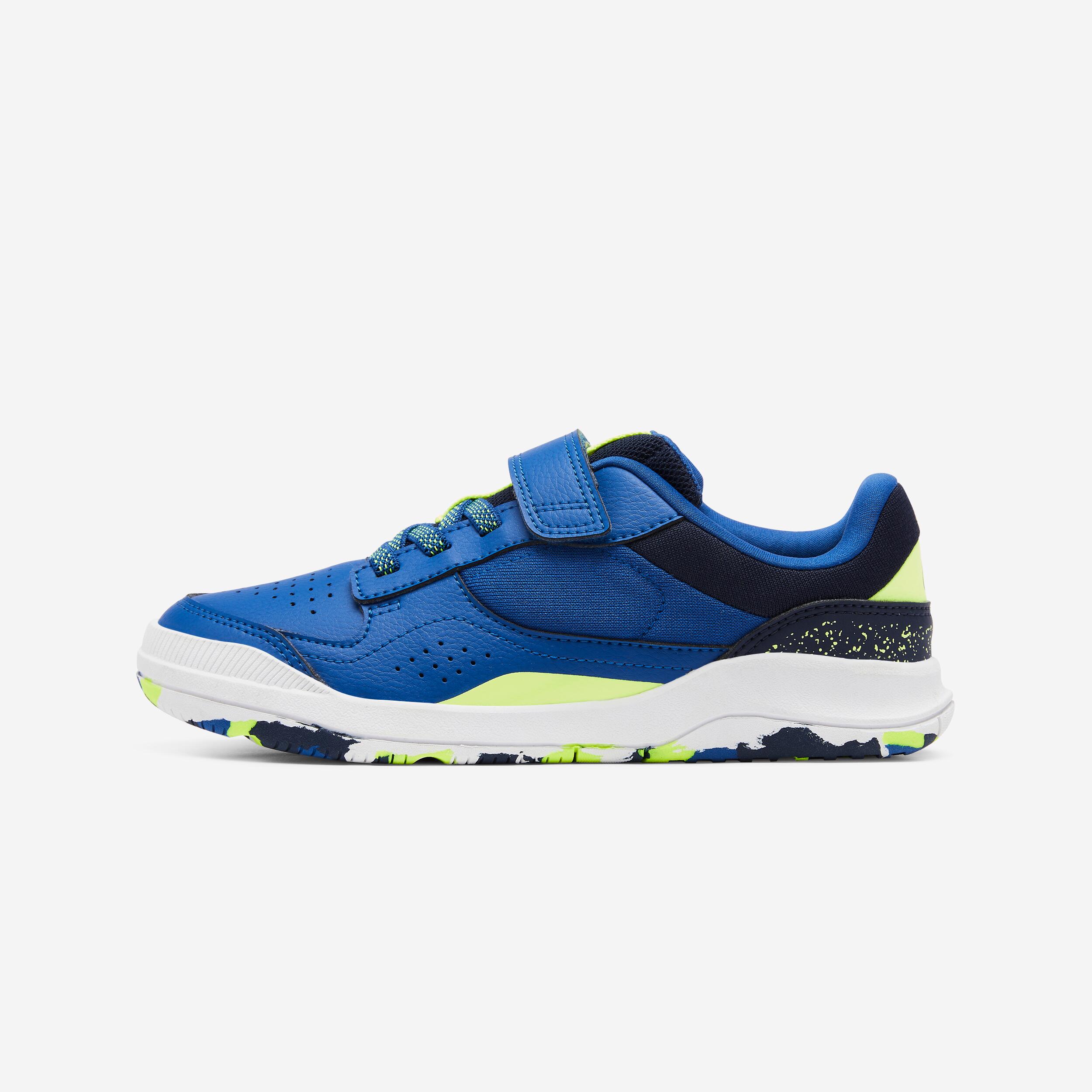 DECATHLON Calçado Desportivo Resistente Criança, Playventure Azul e Amarelo Fluo