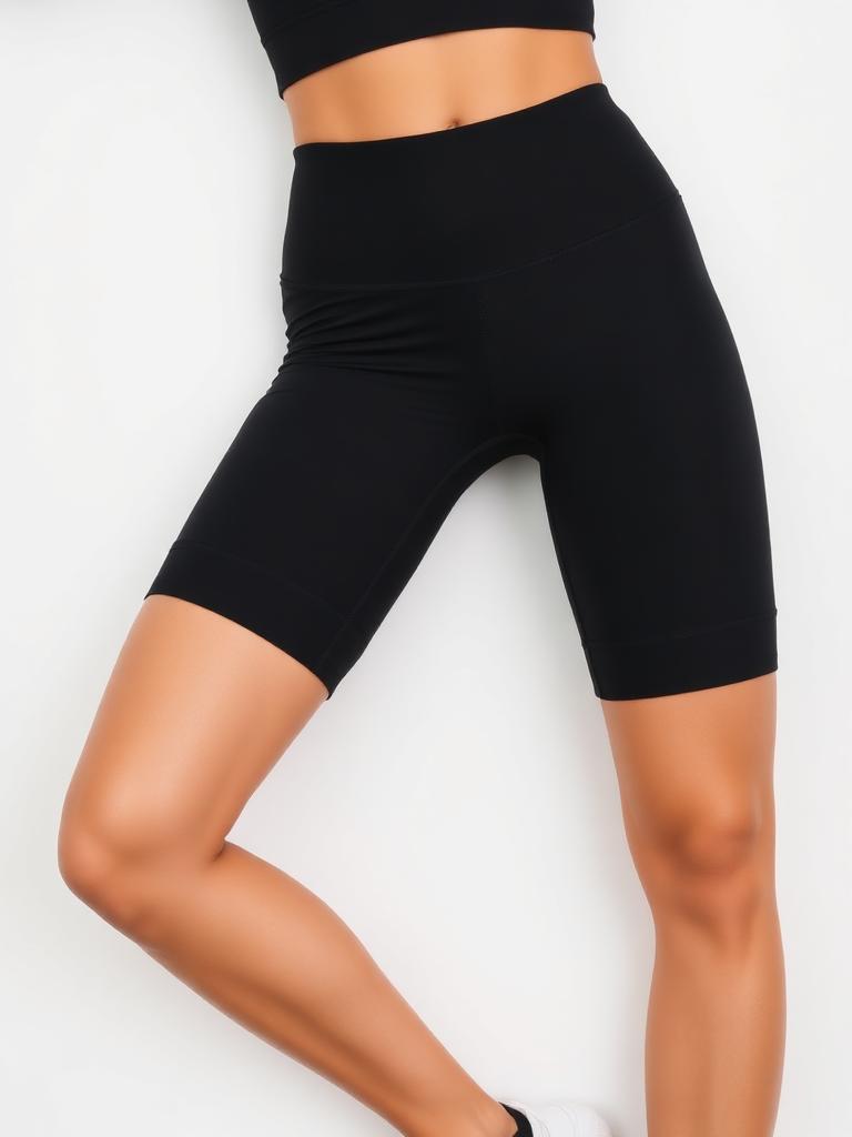 Calções de Cardio Training Modeladores Mulher Preto